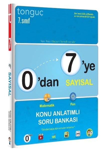 0'dan 7'e Sayısal Konu Anlatımlı Soru Bankası