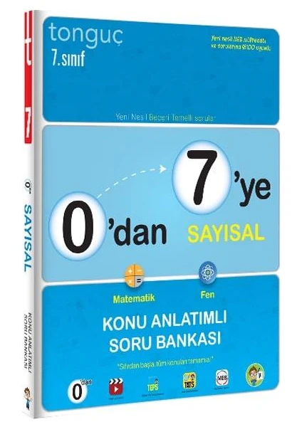 Tonguç Akademi 0'dan 7'e Sayısal Konu Anlatımlı Soru Bankası