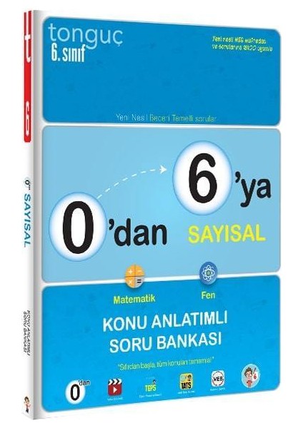 0'dan 6'ya Sayısal Konu Anlatımlı Soru Bankası