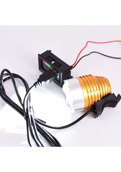 Dc 12VOLT Dijital Voltmetre 2xusb Çıkışlı Akü Göstergeli