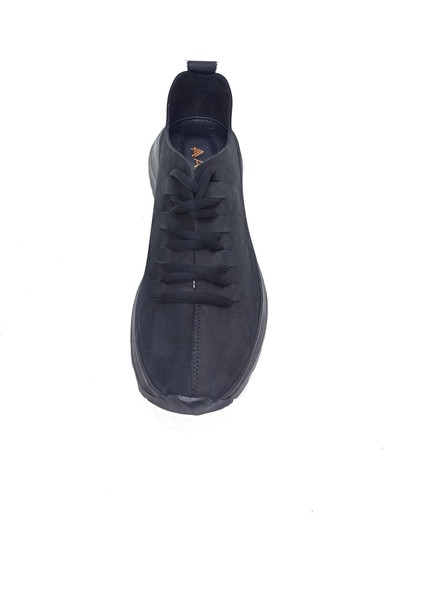 Siyah Deri Kadın Sneaker Spor Ayakkabı fırsatları