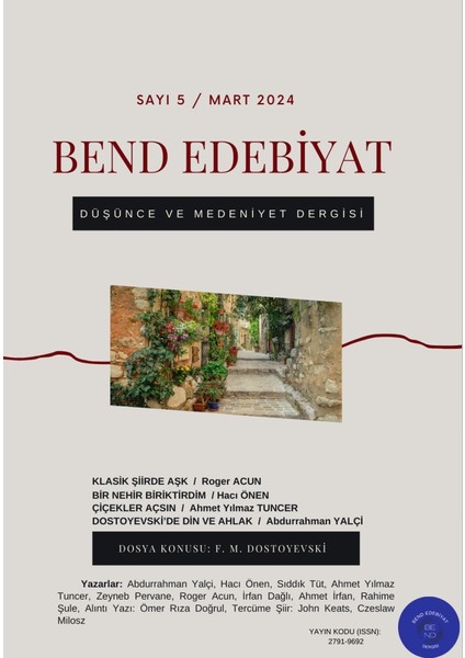 Bend Edebiyat 5. Sayı Mart 2024