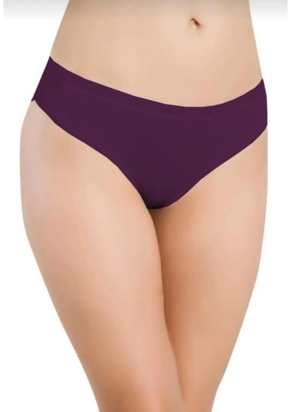 2729 Bayan Modal Ekstra Ince Lastiksiz Bikini Külot 12 Adet