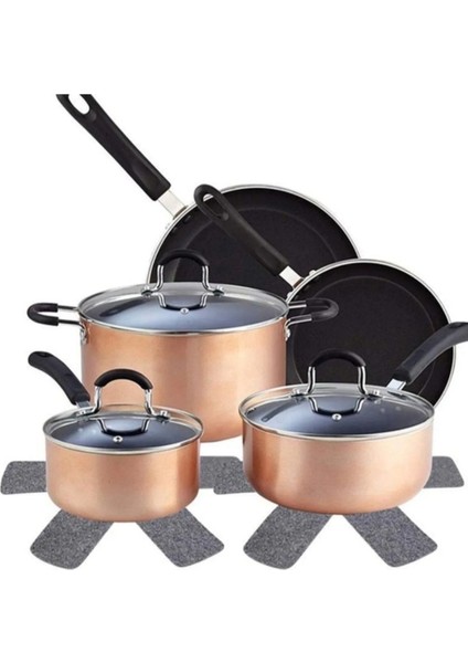 Tava Tencere ve Borcam Koruyucu Çizdirmez Keçe 12'lu Set 30X30 cm