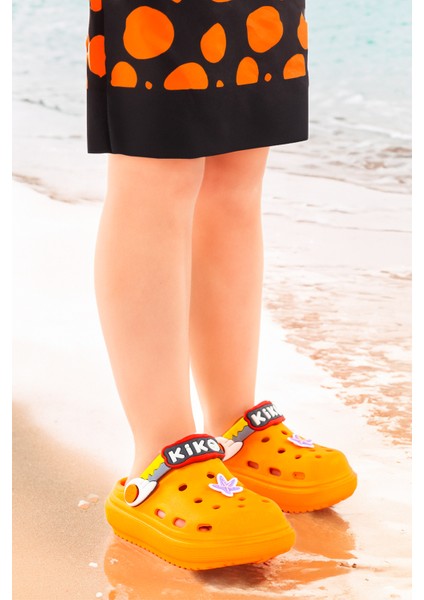 Eva Plaj Havuz Okul Kreş Kız Çocuk Terlik Twg 755-1 Turuncu