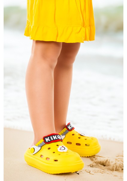 Printed Eva Plaj Havuz Okul Kreş Kız Çocuk Terlik