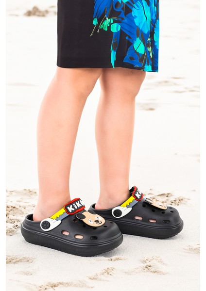 Printed Eva Plaj Havuz Okul Kreş Kız Çocuk Terlik