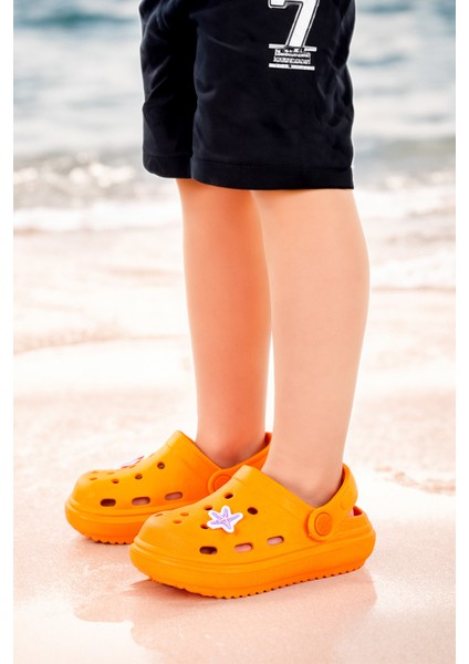 Eva Plaj Havuz Okul Kreş Erkek Çocuk Terlik Twg 755 Turuncu modelleri