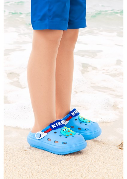 Eva Plaj Havuz Okul Kreş Erkek Çocuk Terlik Twg 755-1 Mavi