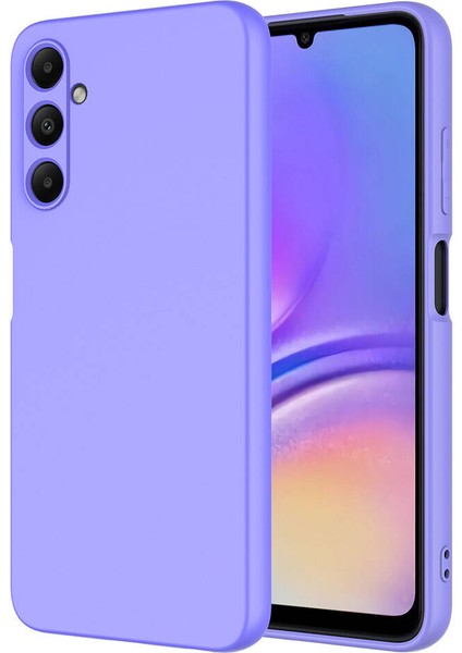 Caseworld Samsung Galaxy A05S Kapak Içi Kadife Kamera Korumalı Lansman Silikon Kılıf - Lila