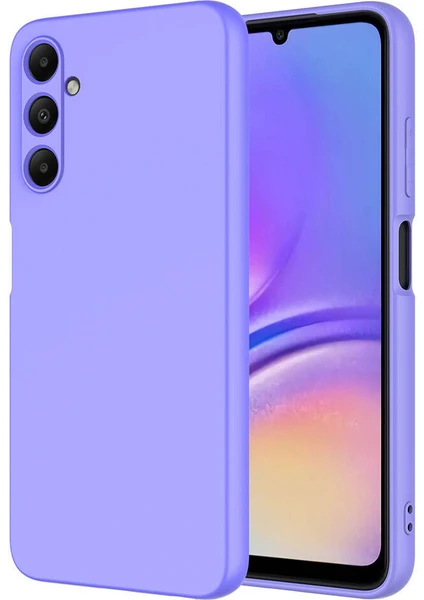 Case World Caseworld Samsung Galaxy A05S Kapak Içi Kadife Kamera Korumalı Lansman Silikon Kılıf - Lila