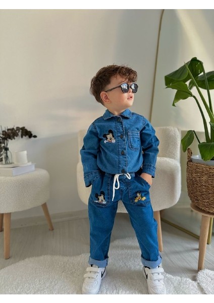Erkek Çocuk Kot Pantolon Takım