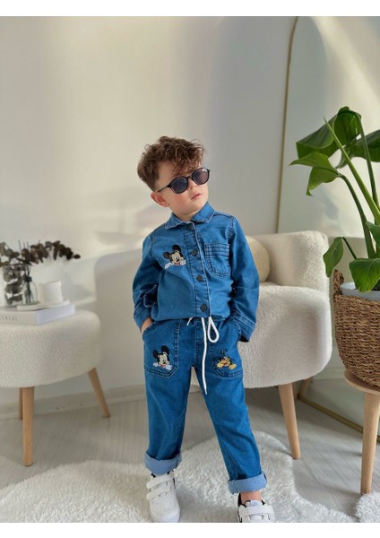 Erkek Çocuk Kot Pantolon Takım modelleri
