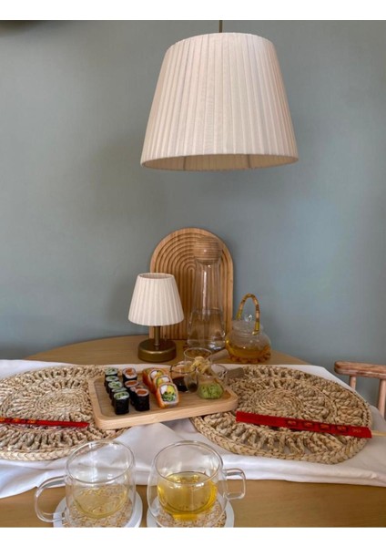 Osmanlı Ipeği Pileli Kablosuz Masa Lambası -Alt Eskitme Gold LED Işık ( 9V Pil 75-90 Saat) fiyatları