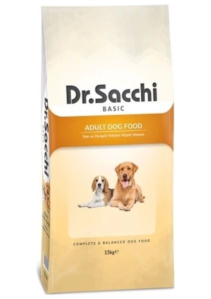 Dr.sacchi Basic Chicken Tavuklu Yetişkin Köpek Maması 15 kg