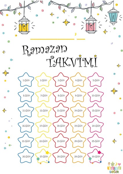 5 Adet Ramazan Oruç Bileklik