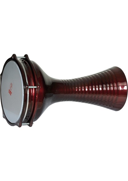 Saz 362B-BR Alüminyum Darbuka Zilli Bordo 20 cm