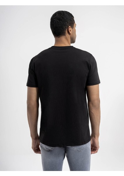 Erkek T-Shirt Siyah LF2035838