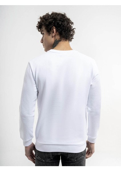 Erkek Sweatshirt Beyaz LF2035350 modelleri
