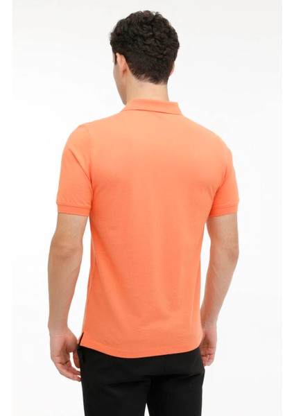 Genç Erkek Polo Yaka T-Shirt Turuncu 101533537 M-CT953 Basıc P.t-Sh 4fx