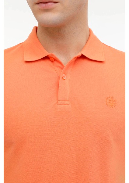 Genç Erkek Polo Yaka T-Shirt Turuncu 101533537 M-CT953 Basıc P.t-Sh 4fx