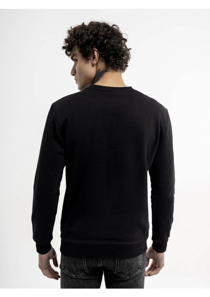 Erkek Sweatshirt Siyah LF2035350