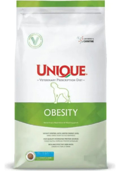 Unıque Vet Diet Obesity Köpek Maması Hindi/kuzu 12 kg