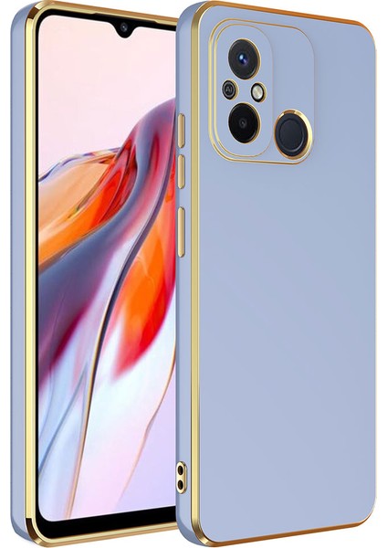 Xiaomi Redmi 12C Kılıf Zore Kenarı Gold Renk Silikon Bark Kapak fiyatları