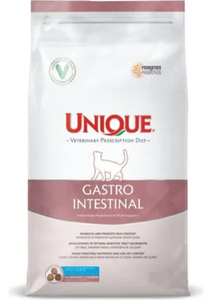 Unıque Vet Gastro Intestinal Hamsi/somon Kedi Maması 5 kg