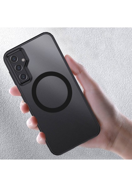 Samsung Galaxy S23 Fe Kılıf Sert Pc Arka Yüzey Wireless Şarj Özellikli Zore Flet Magsafe Kapak modelleri