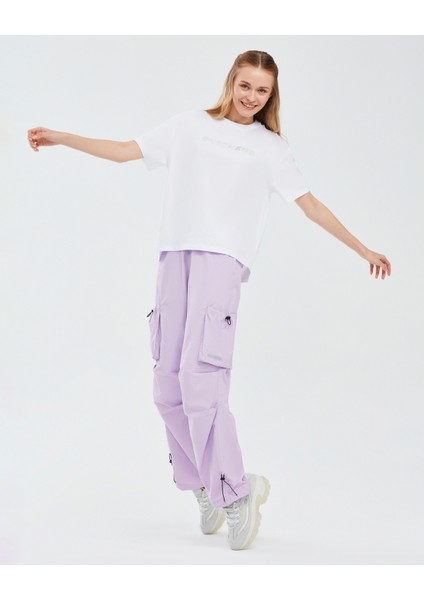 Micro Collection W Loose Pant Kadın Lila Eşofman Altı S241095-505