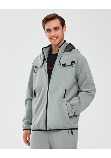 Micro Collection M Hooded Jacket Erkek Gri Ceket S241042-035 modelleri