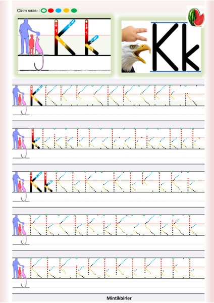 Okul Öncesi ve 1. Sınıf Okuma Yazma Yazı Öğretimi 3 Aşamalı Alfabe Defteri Kitabı Defter Kitap, Ana Sınıfı Anasınıfı Alfabe Kartları - 1 Öğrencilik, Anetil Sırasıyla 1 Adet