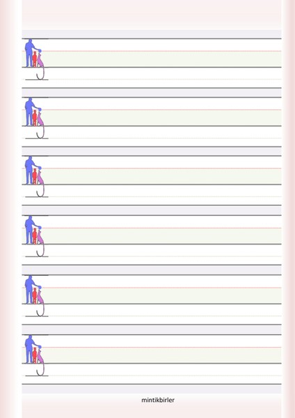 Güzel Yazı Defteri Okul Öncesi 1. Sınıf Okuma Yazma Öğretimi Defter 1 Adet