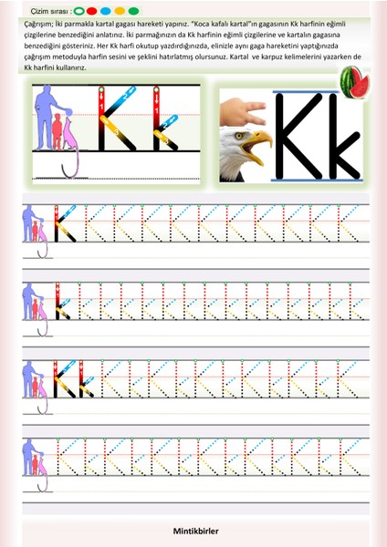 Okul Öncesi ve 1. Sınıf Okuma Yazma Yazı Öğretimi Alfabe Defteri Kitabı , Ana Sınıfı Anasınıfı Alfabe Kartları - 2 Öğrencilik Set - 2 Adet