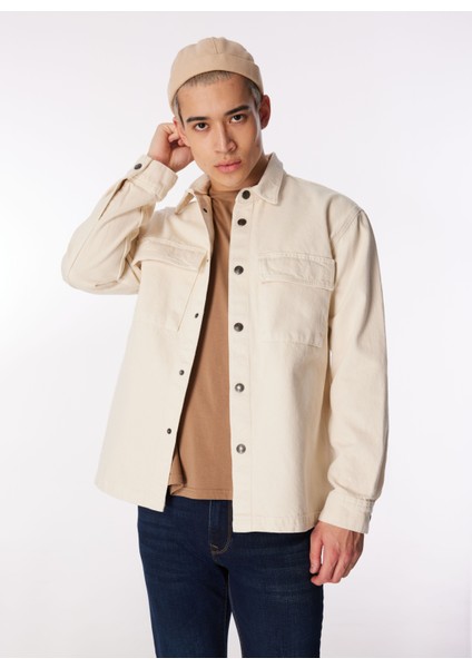 Regular Fit Ekru Erkek Ceket 242 Lcm 231001 Karela Ekru