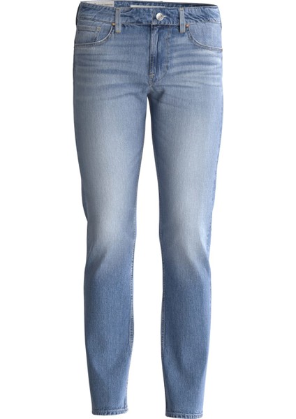 Normal Bel Normal Mavi Erkek Denim Pantolon M4Ras2D58M3R8Te_Slım Tapered - Eco