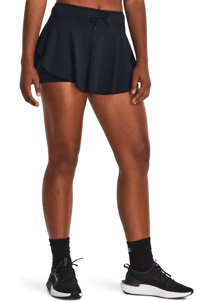 Siyah Kadın Bol Kesim Şort Etek 1383636-001 Essential Split Skort