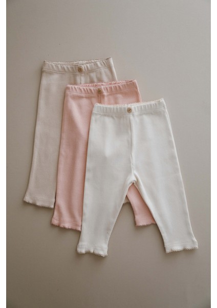 3'lü Bebek Kaşkorse Tayt Model 1