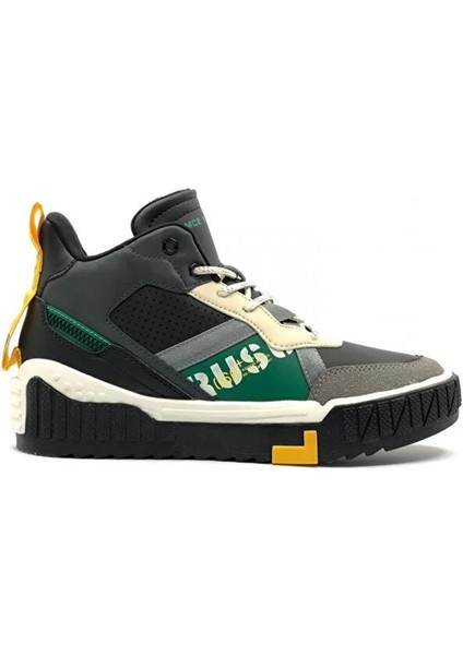 23KM Polo Boğazlı Memory Taban Erkek Sneaker Siyah