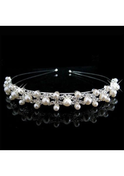No.10 Boyutu 20 Stil Çocuk Sevimli Prenses Tiaras ve Taçlar Kristal Kafa Gelin Taç Düğün Parti Aksesuarları Kız Moda Saç Takı (Yurt Dışından)