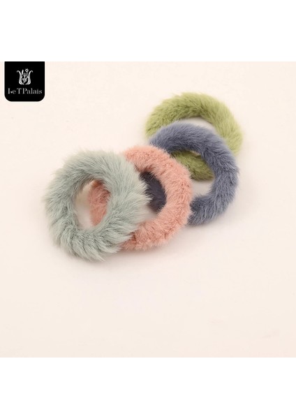 8 Lc Le T Palais Sıcak Kürklü Scrunchies Yumuşak Faux Kürk Kadın Kız Ponytai Tutucu Saç Halat Lastik Bant Şapkalar Saç Aksesuarları (Yurt Dışından) fırsatları