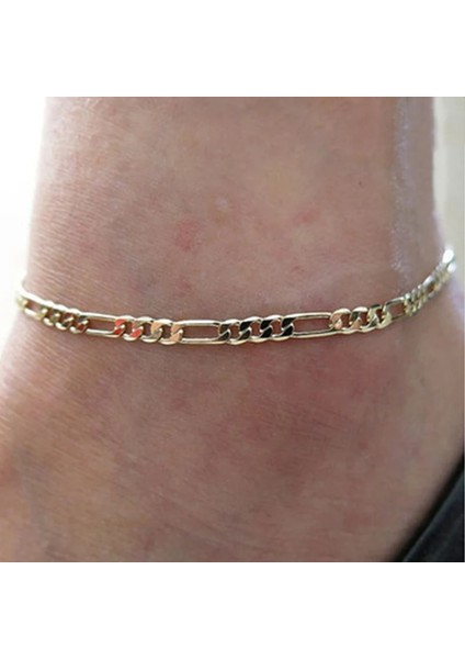 B-Gümüş Renk Yeni Metal Fale Bohemian Halhal Ayak Takı Yılan Zincir Bacak Zinciri Halhal Kadınlar Için Plaj Takı Hediye (Yurt Dışından) modelleri