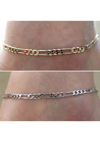 B-Gümüş Renk Yeni Metal Fale Bohemian Halhal Ayak Takı Yılan Zincir Bacak Zinciri Halhal Kadınlar Için Plaj Takı Hediye (Yurt Dışından) fırsatları