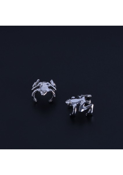 Gümüş 2021 Moda Kurbağa Kulak Manşetleri Siliver Kulak Manşet Klip Küpe Kadınlar Için Earcuff Hiçbir Piercing Sahte Kıkırdak Küpe (Yurt Dışından) indirimleri