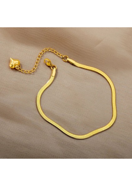 Gül Altın Kaplama Küba Bağlantı Halhal Kadın Erkek Altın Bacak Bilezik Yuvarlak Baş Harfleri Mektup Plaj Ayak Zinciri Minik Doğum Günü Takı Hediye Bff (Yurt Dışından) fiyatları