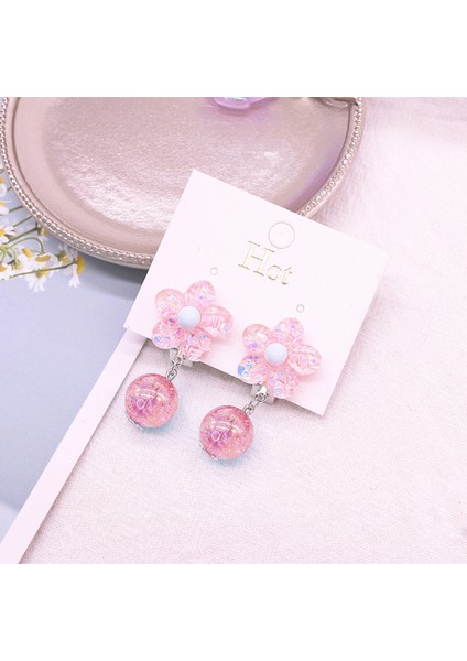 Micke'yi Bırak 6 Stilleri Pembe Renkler Sevimli Kediler Tavşanlar Hayvanlar Klipsli Küpe Çocuk Kızları Için Hiçbir Deldi Küpe Takı Moda Aksesuarı (Yurt Dışından)