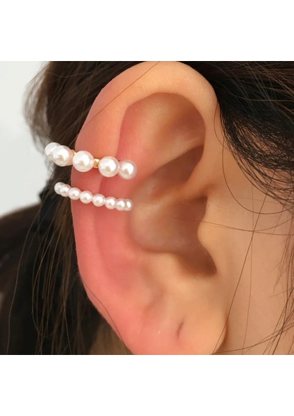 NO.521 Boyutu Bohemian Hiçbir Piercing Kristal Rhinestone Kulak Manşet Küpe Kadınlar Için Wrap Damızlık Klip Küpe Kız Trendy Küpe Takı Bijoux (Yurt Dışından)