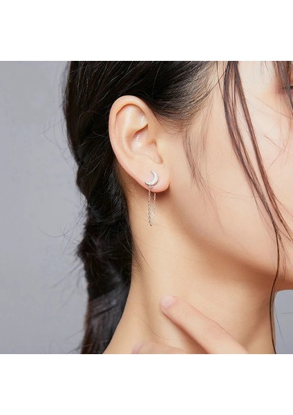 No.26 Boyutu Vintage Punk Kulak Manşet Deldi Klip Küpe Kadınlar Için Ay Yıldız C Şekli Çiçek Zirkon Takı Kulak Sonrası Kadın Earcuff (Yurt Dışından) modelleri
