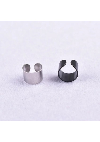Stil 4 1 Adet Paslanmaz Çelik Punk Rock Kulak Klipsi Manşet Wrap Küpe Kıkırdak Wrap Üzerinde Hiçbir Piercing-Klip Sahte Küpe Takı (Yurt Dışından)